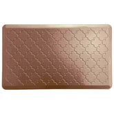 Brown Colour of Trellis Embossed Foam Kitchen Mat